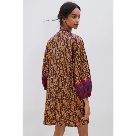 New Anthropologie Sachin & Babi Celestine Tunic Dress $168 PLUS 1X Blue - Picture 6 of 9